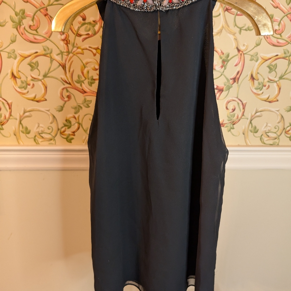 Alice+Olivia Beaded and Jeweled Halter Neck Tank Size Small - Picture 7 of 7